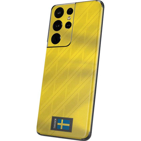 Sweden Soccer Flag Galaxy S21 Ultra 5G Skin